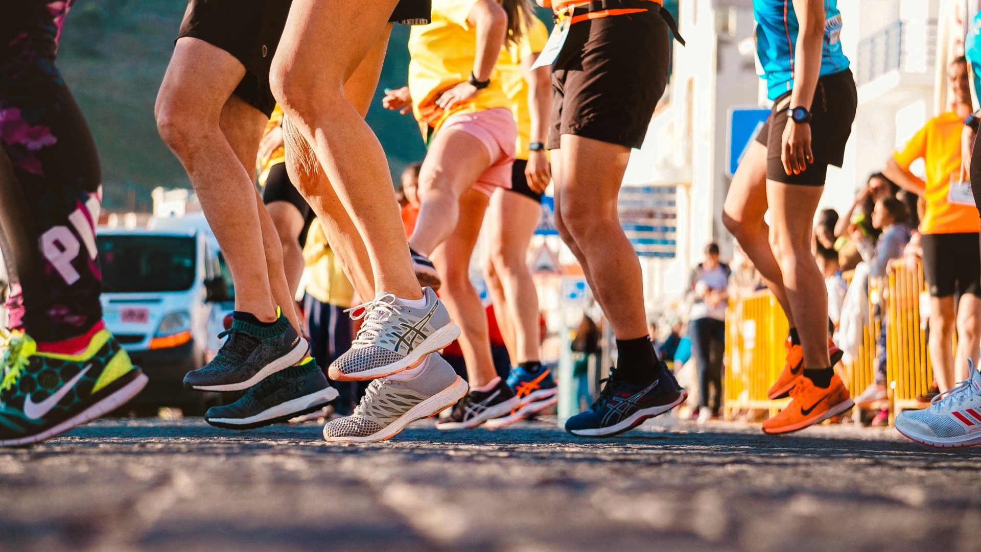 Foto di maratoneti intenti a correre