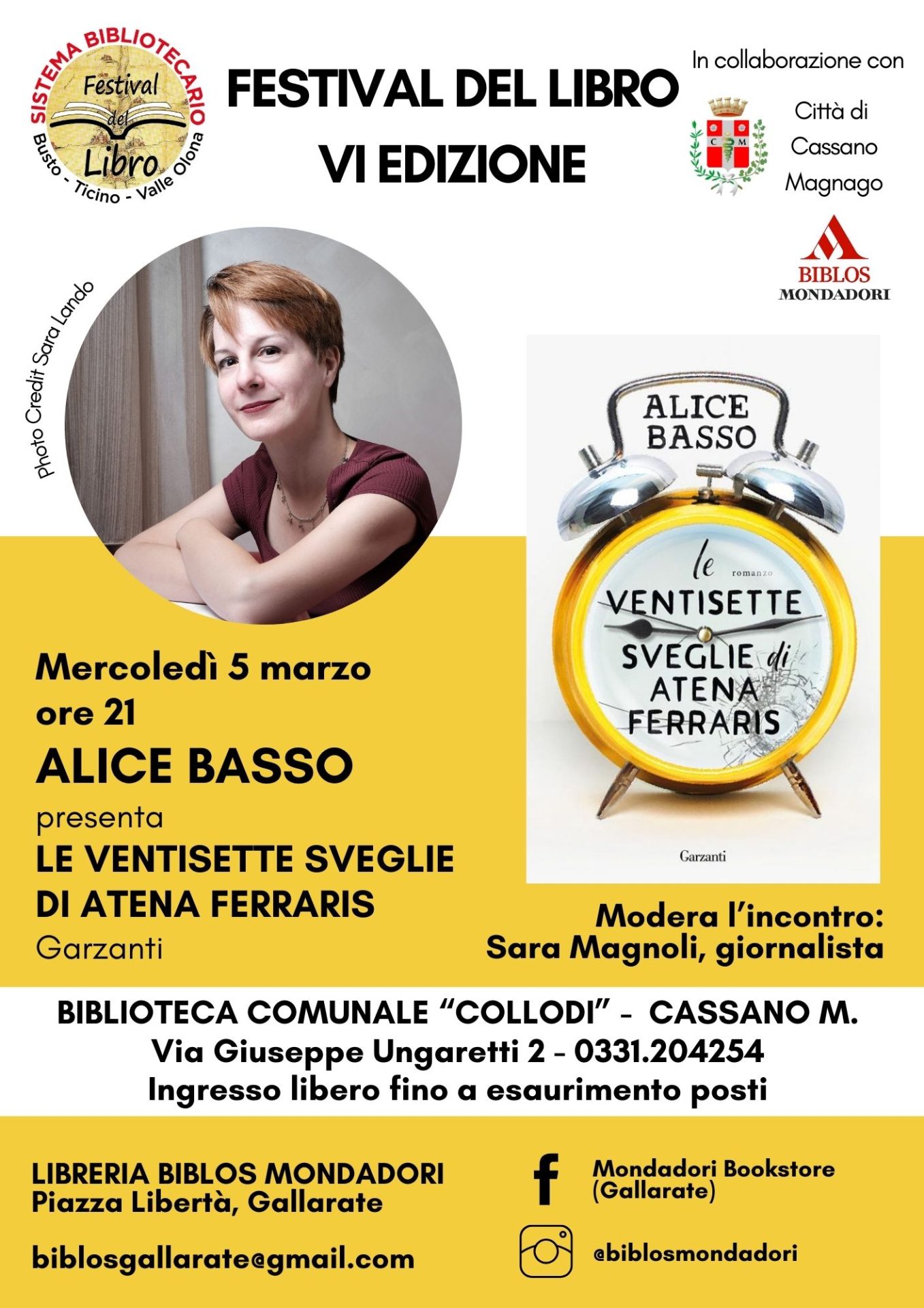 Locandina evento Alice Basso Locandina evento Alice Basso