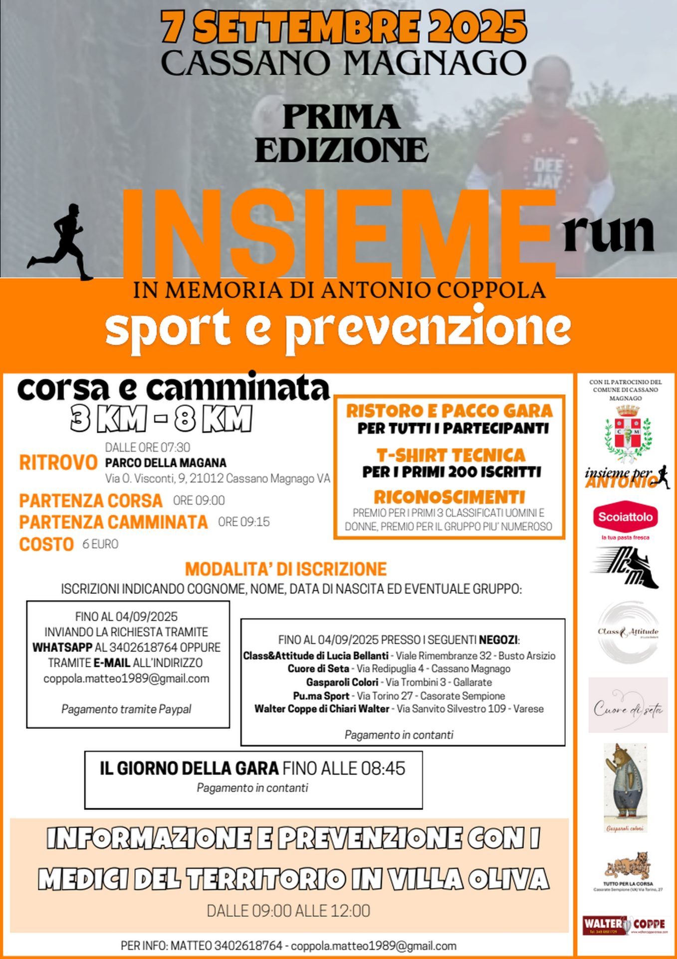 Locandina Insieme run Locandina Insieme run
