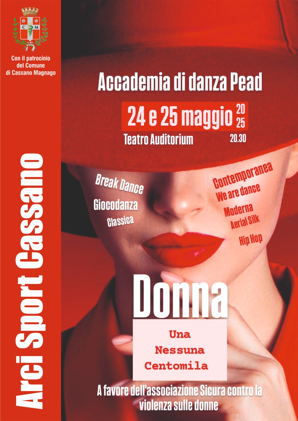 Locandina evento Donna una nessuna centomila