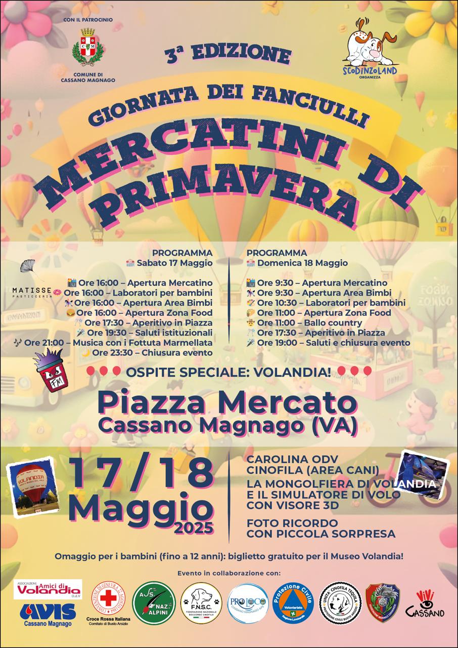 Locandina mercatini di primavera Locandina mercatini di primavera