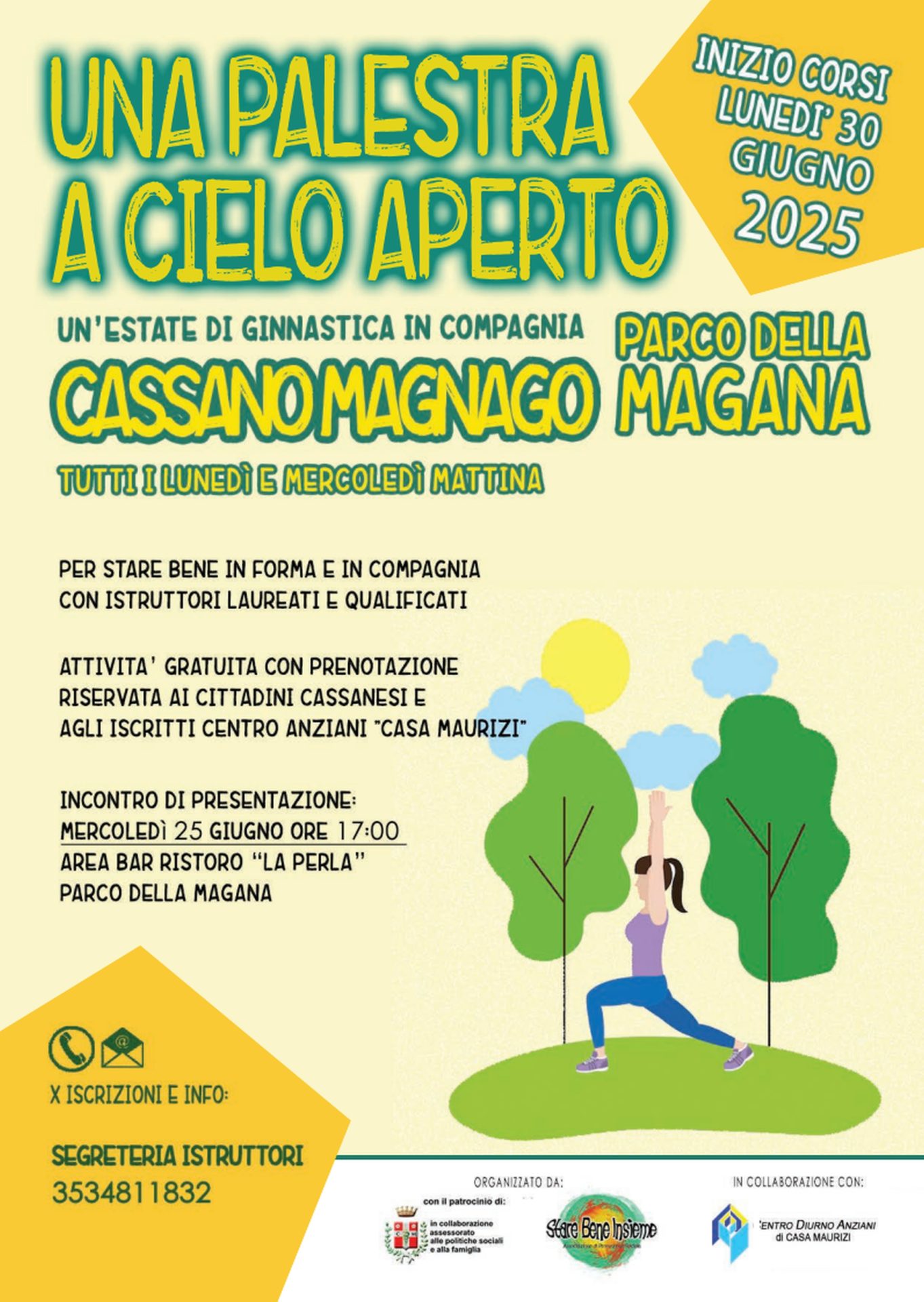 Locandina palestra cielo aperto Locandina palestra cielo aperto