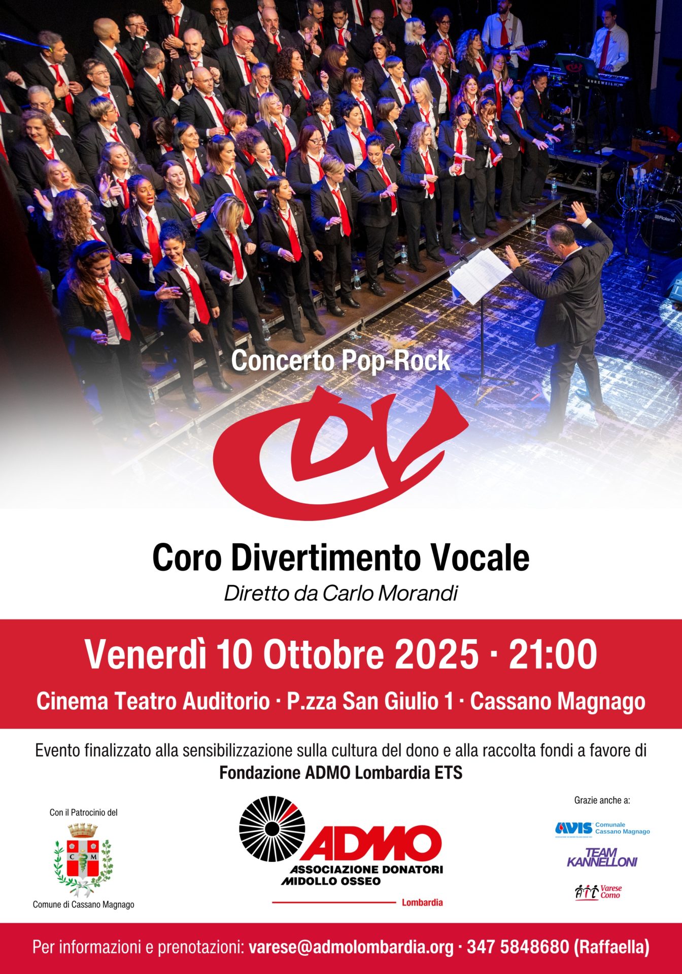 Locandina evento coro CDV