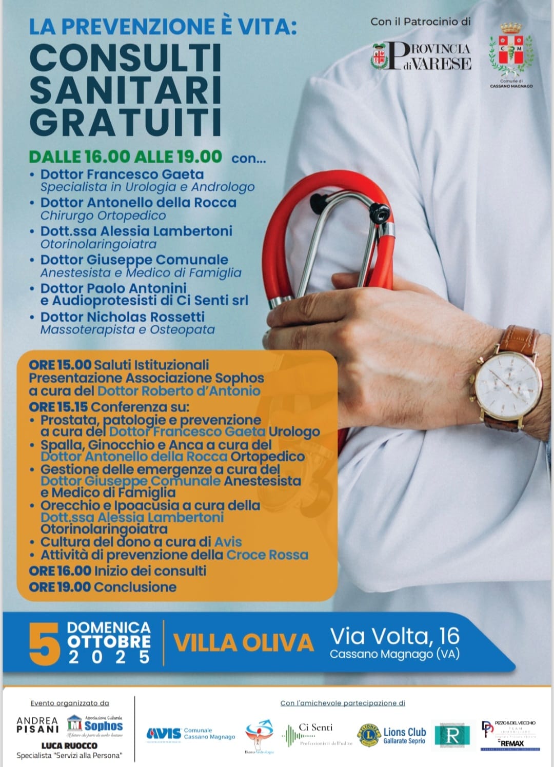 consulti-medici-villaoliva-05.10.2025 La prevenzione è vita