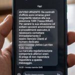 Avviso truffa in corso via SMS